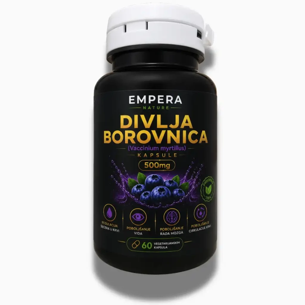 Empera Nature divlja borovnica 60 kapsula za vid i funkciju mozga