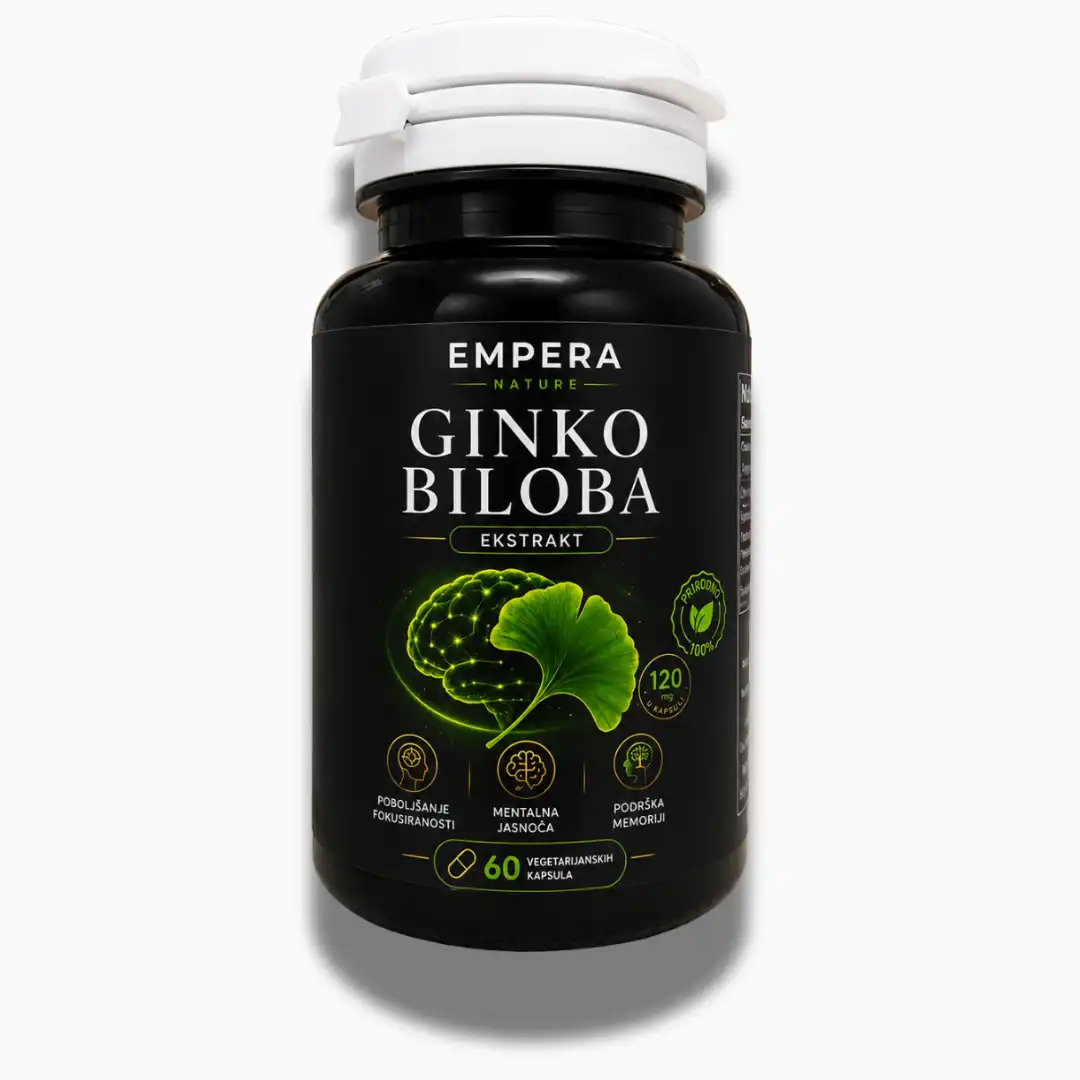 ginko-biloba-60kap Empera Nature ginko biloba 60 kapsula za pamcenje i bolju cirkulaciju