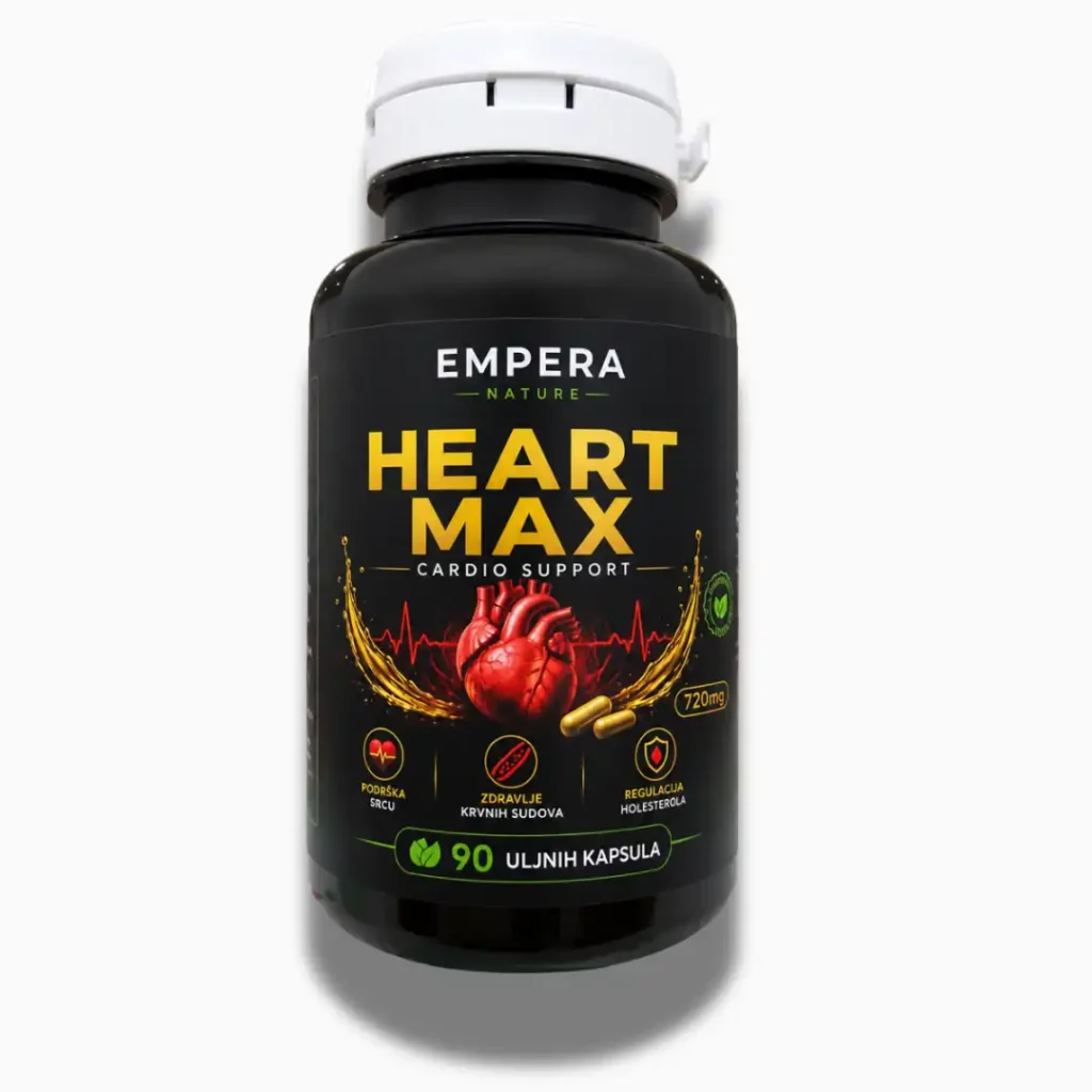 Heart Max 90 kapsula za zdravlje srca krvnih sudova i regulaciju holesterola Empera Nature