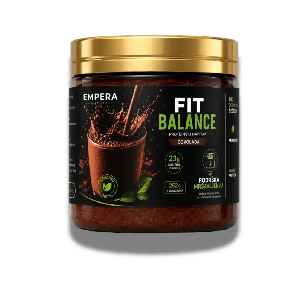 Fit Balance 252g prirodni proteinski šejk za zdravo mršavljenje čokolada Empera Nature