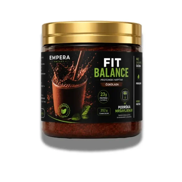 Fit Balance 252g prirodni proteinski šejk za zdravo mršavljenje čokolada Empera Nature