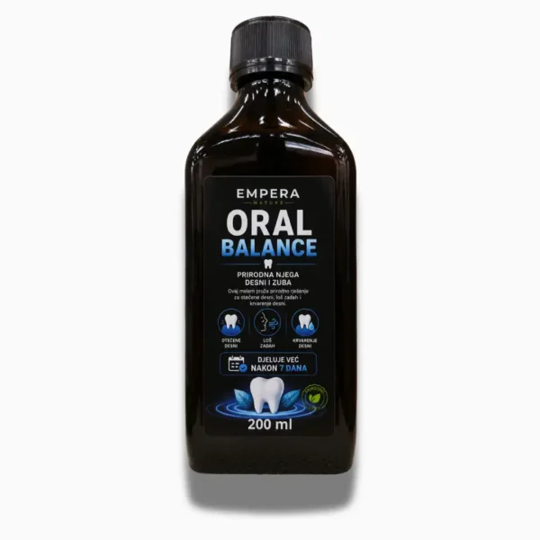 Oral Balance 200ml prirodno ulje za upalu desni gingivitis i loš zadah Empera Nature